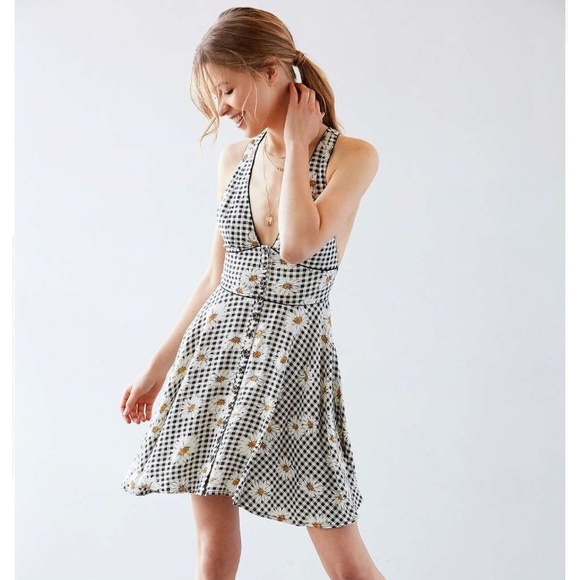 Cooperative Dresses & Skirts - Cooperative Piped Button-Down Fit + Flare Dress